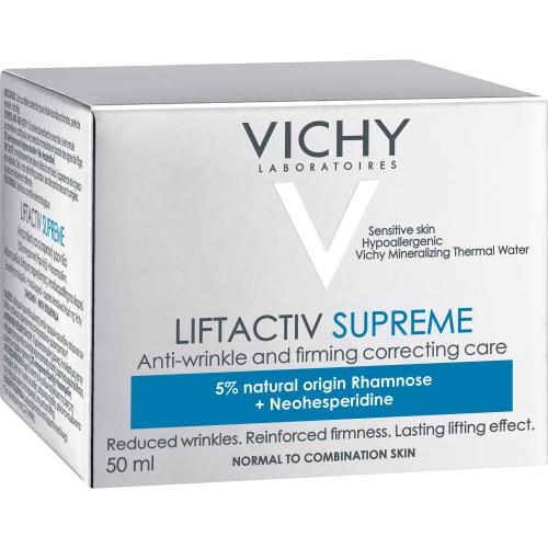 Vichy Liftactiv Supreme Anti-Wrinkle Cream Normal to Combination Skin Αντιρυτιδική & Συσφικτική Κρέμα Προσώπου Κανονική / Μικτή & Ευαίσθητη Επιδερμίδα 50ml